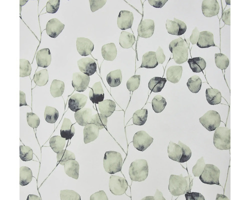 Gordijn met universele band Nantes witgroen 140x255 cm