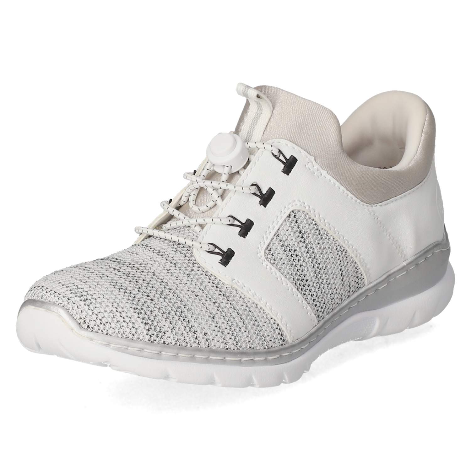 Rieker Slip On Sneaker - grau kombi