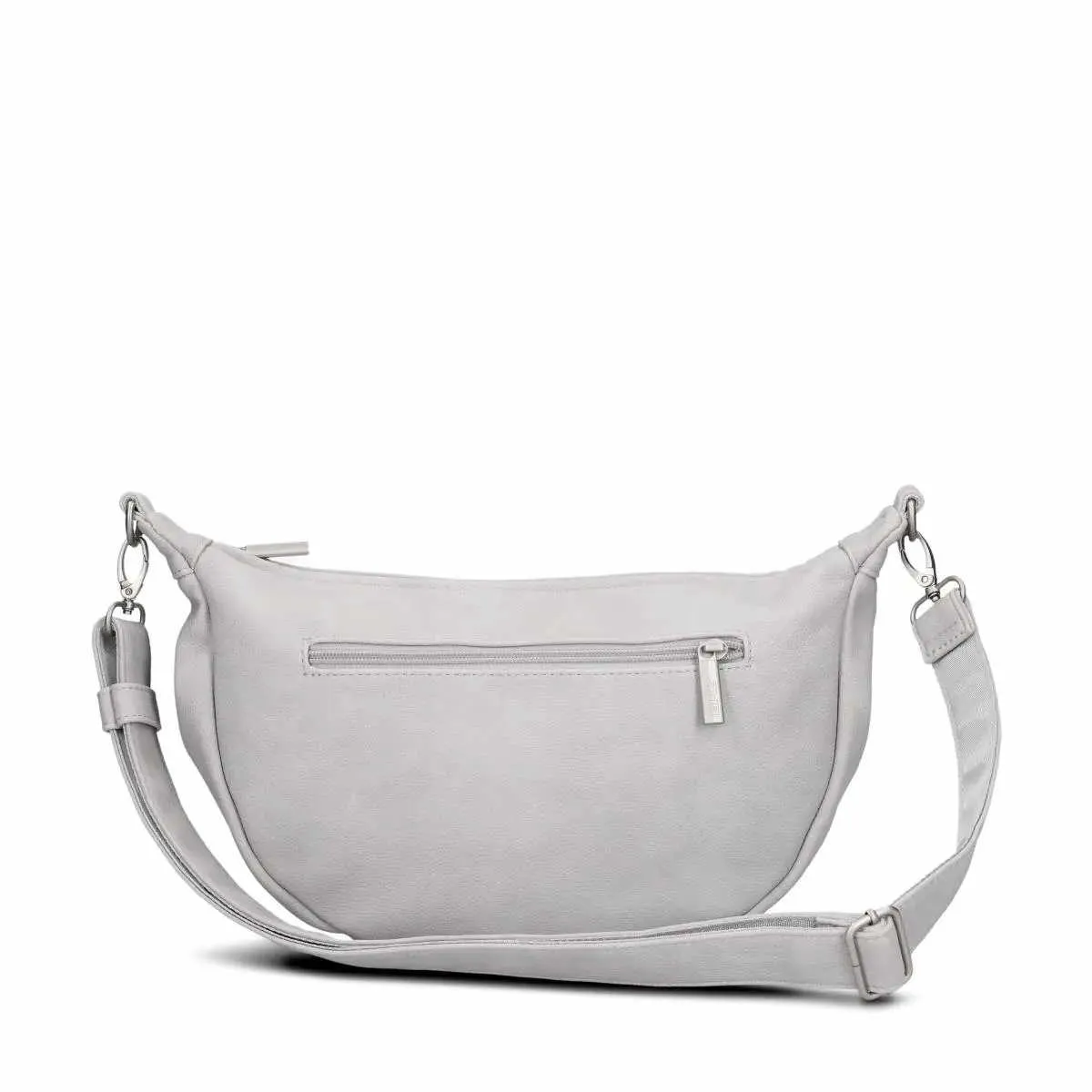 ZWEI Gürteltasche / Bodybag Grau Lederimitat