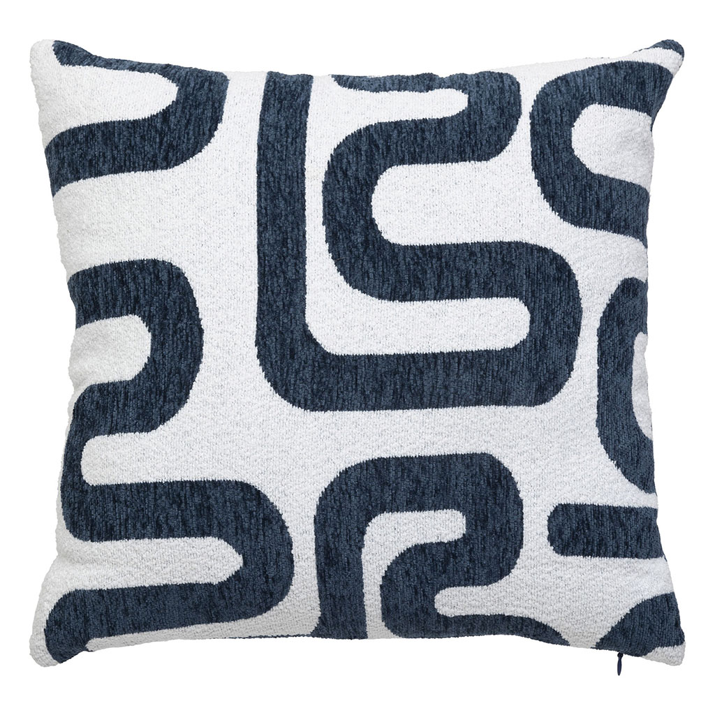 Coussin Safina bleu 40x40cm