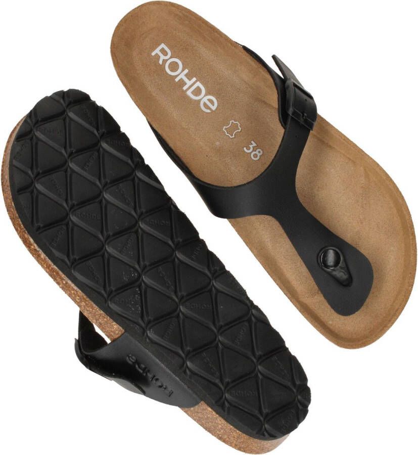Rohde Slippers Grado Zomerschoen huisschoen slippers strandschoen met zacht voetbed
