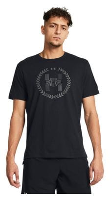Maillot manches courtes Under Armour Launch Noir Homme