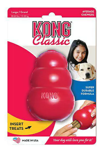 KONG Classic rød 11x7 cm - L