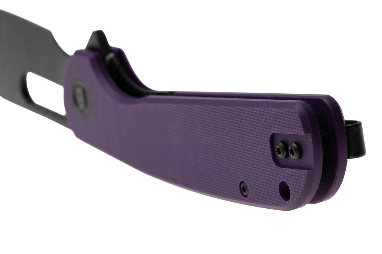 Eutektik Trinity TRI-PBW-R Blackwashed 14C28N, Purple G10, zakmes