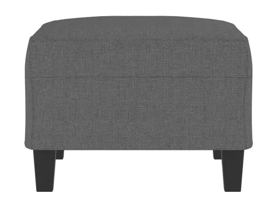 Repose-pied Gris foncé 70x55x41 cm Tissu