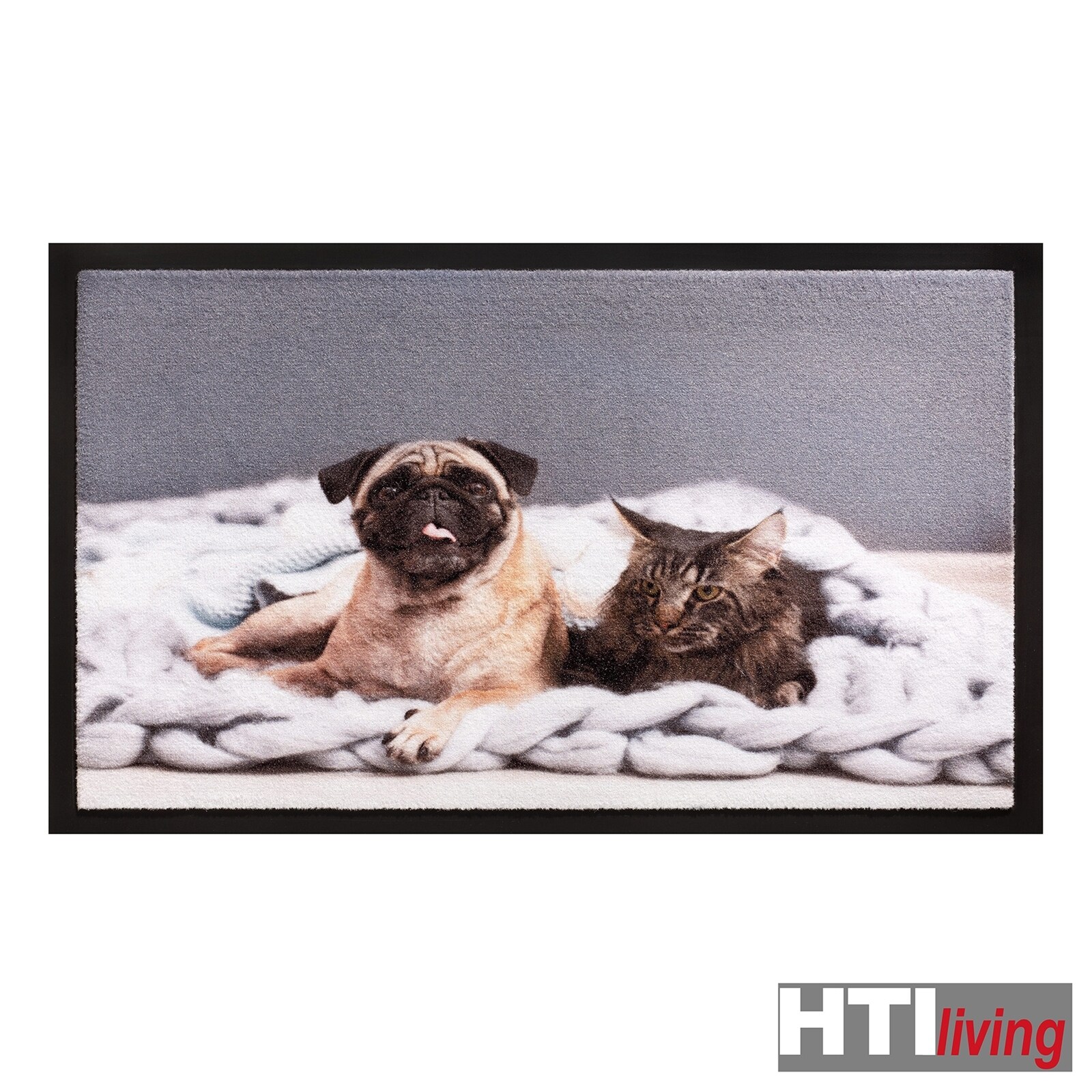 HTI-Living Fußmatte 40x60 cm Image Cat Dog