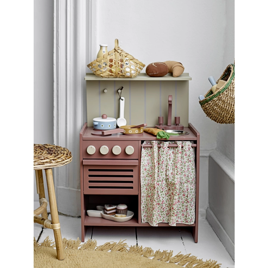 bloomingville Baholz Spielset Küche blau
