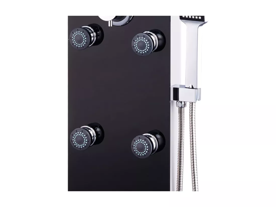 Panneau de douche pomme argenté 25 x 44.6 x 130 cm 02_0003435