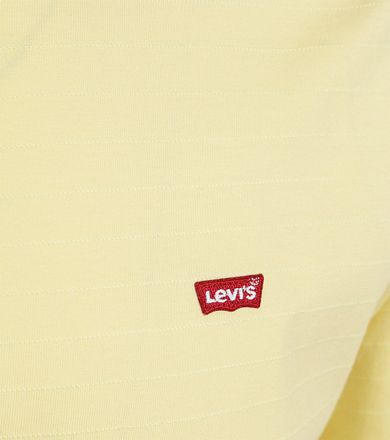 Levi's T-shirt Original Dobby Yellow 56605-0260 kopen