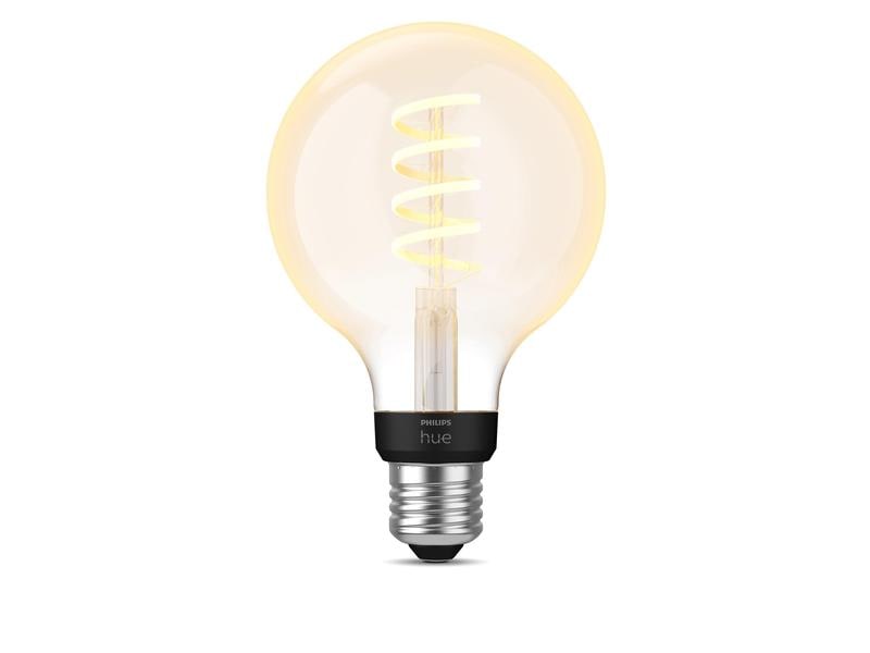 Philips Hue White Ambiance E27 Einzelpack Globe G93 Filamen Filamentleuchtmittel mit E27 Sockel
