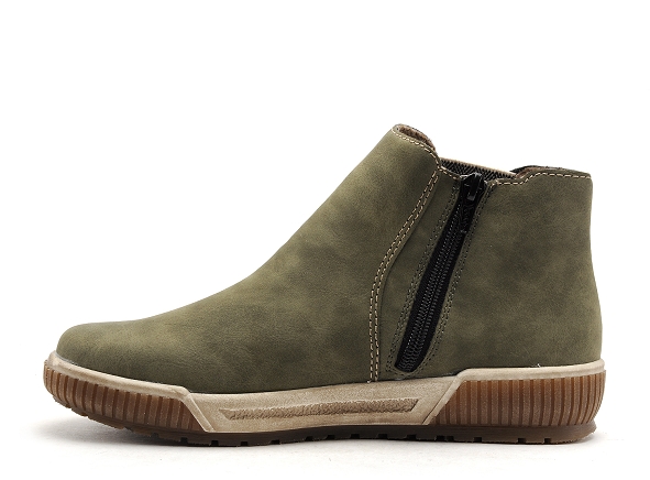 Rieker boots bottine plates femme n0761 vert