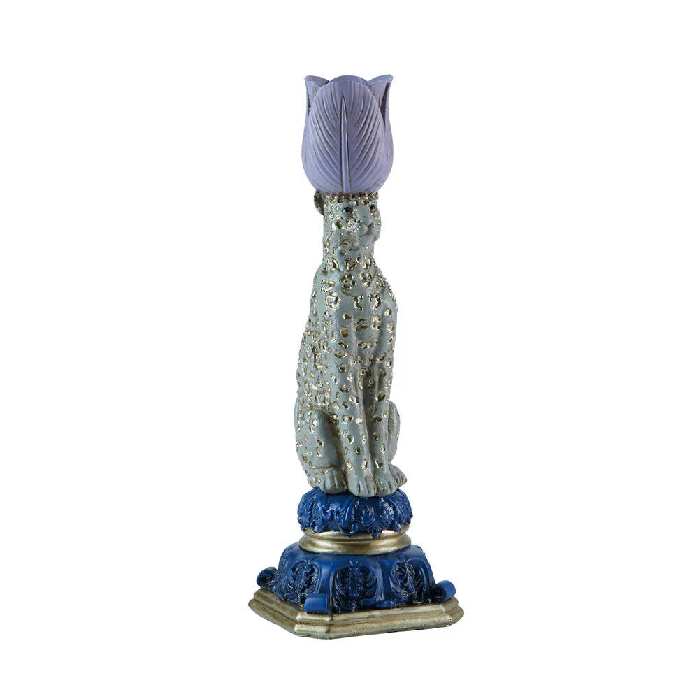 Bahne Interior  Leopard lysestage - H27 cm.