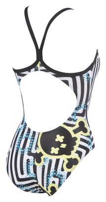 Maillot de Bain Une-Pièce Femme Arena Crazy Labyrinth Light Drop Back Multi-Couleurs