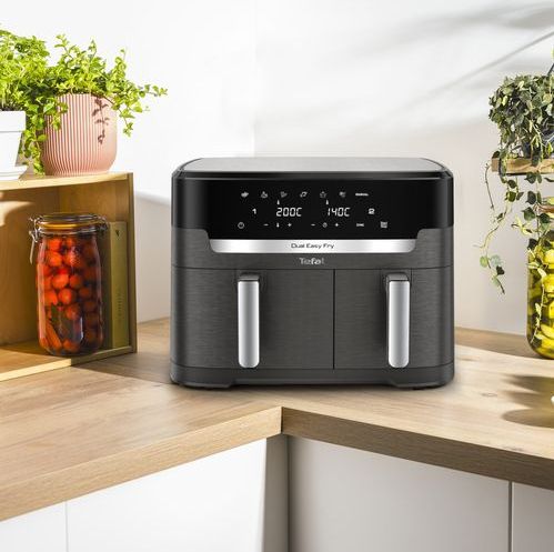 Tefal - Easy Fry Dual XXL - Airfryer - Grijs - 11 Liter