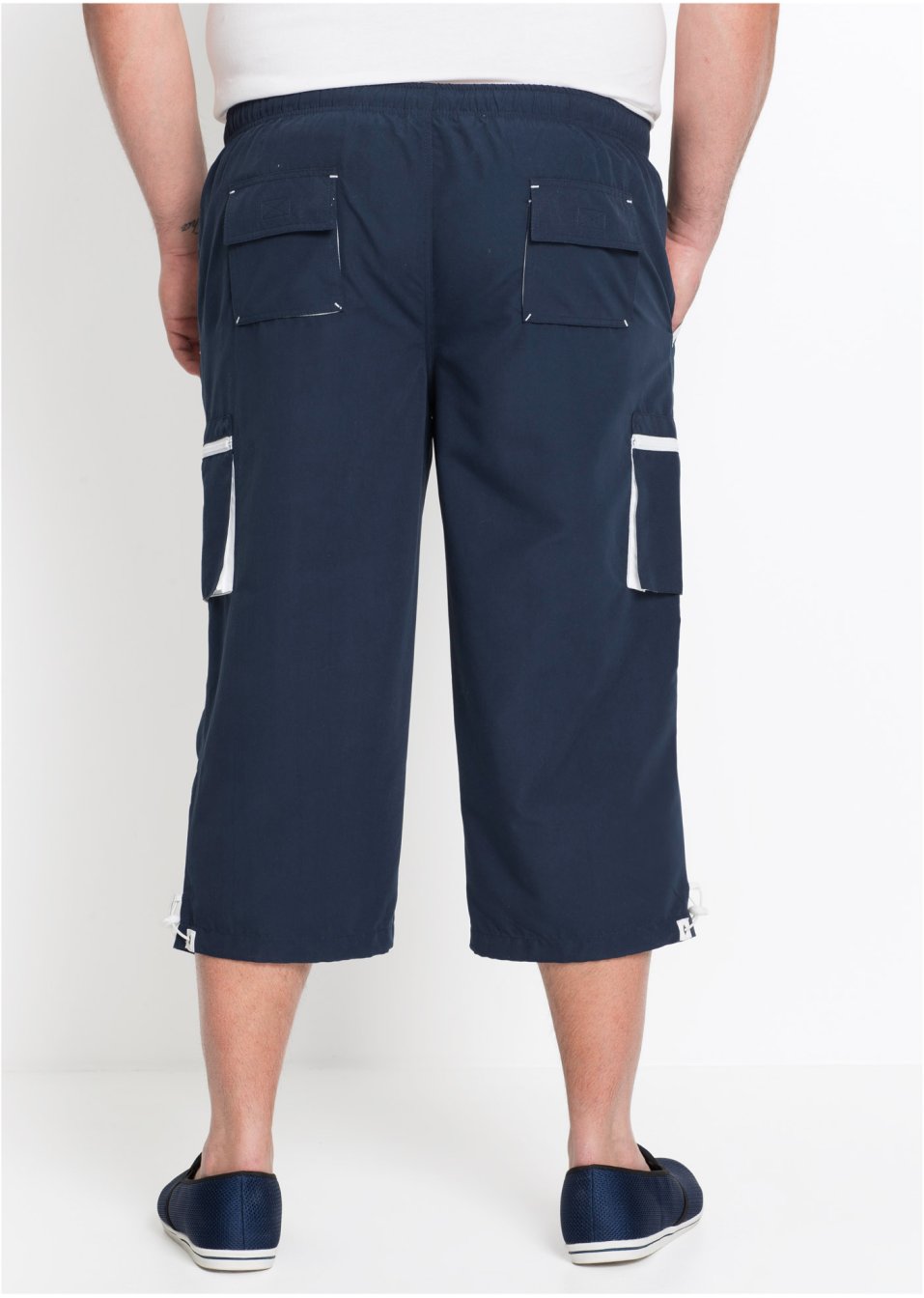 Pantalon 3/4 à enfiler en microfibre