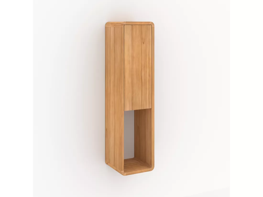 Colonne de salle de bain en bois de teck - Kafa