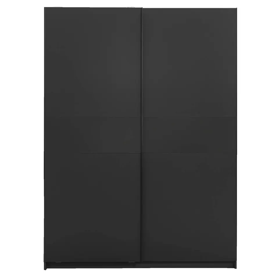 Schuifdeurkast Genua - antraciet - 204x150x60 cm
