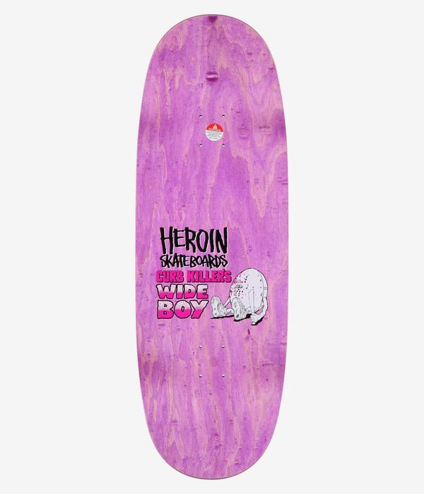 Heroin Skateboards Curb Killer Wide Boy 10.75