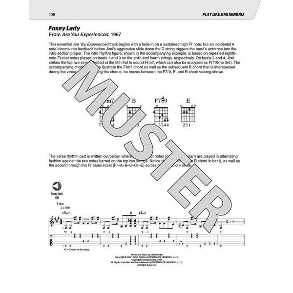 Hal Leonard Play Like Jimi Hendrix