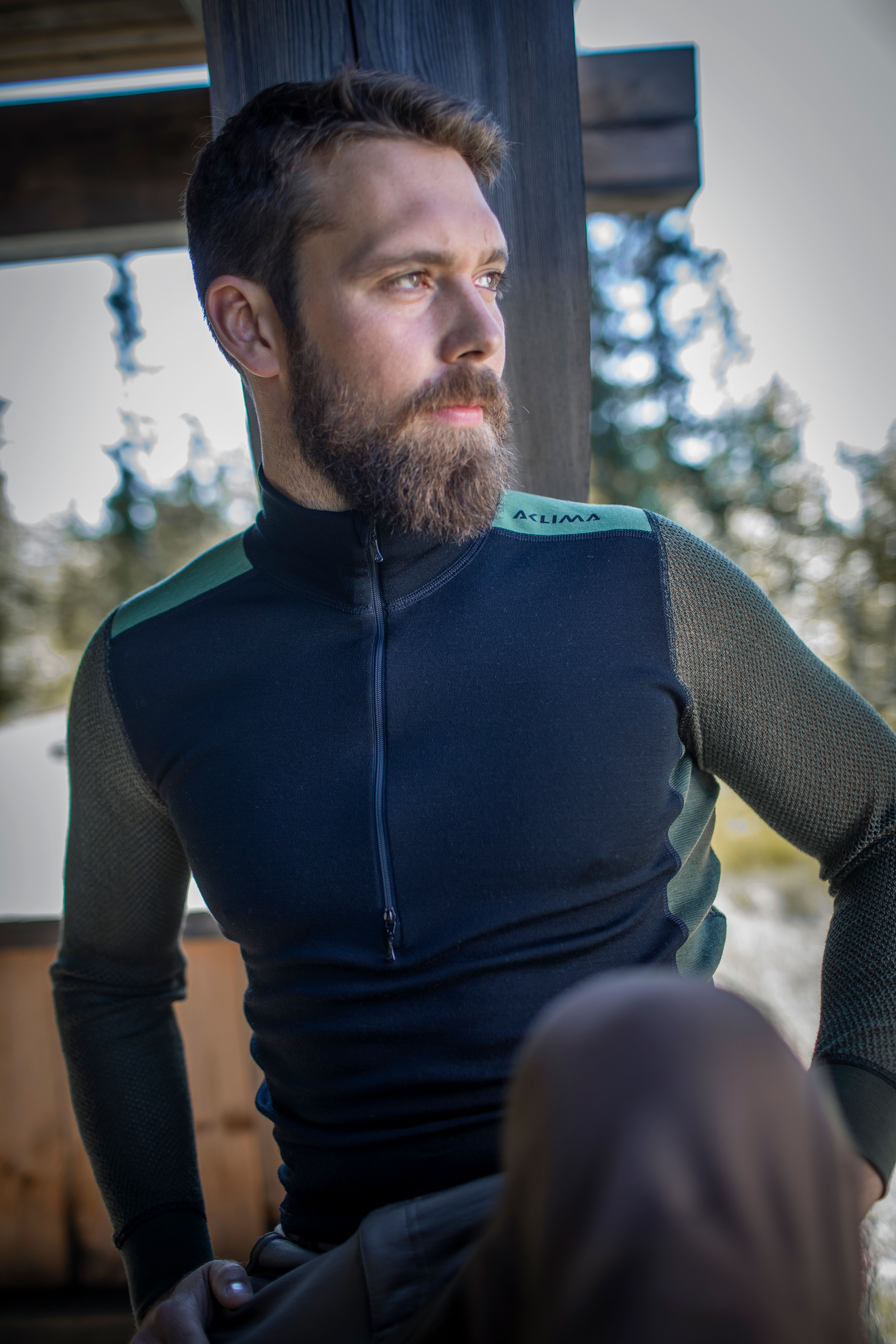 Aclima WoolNet Hybrid Crew Neck M's<br>Varm, pustende og isolerende!