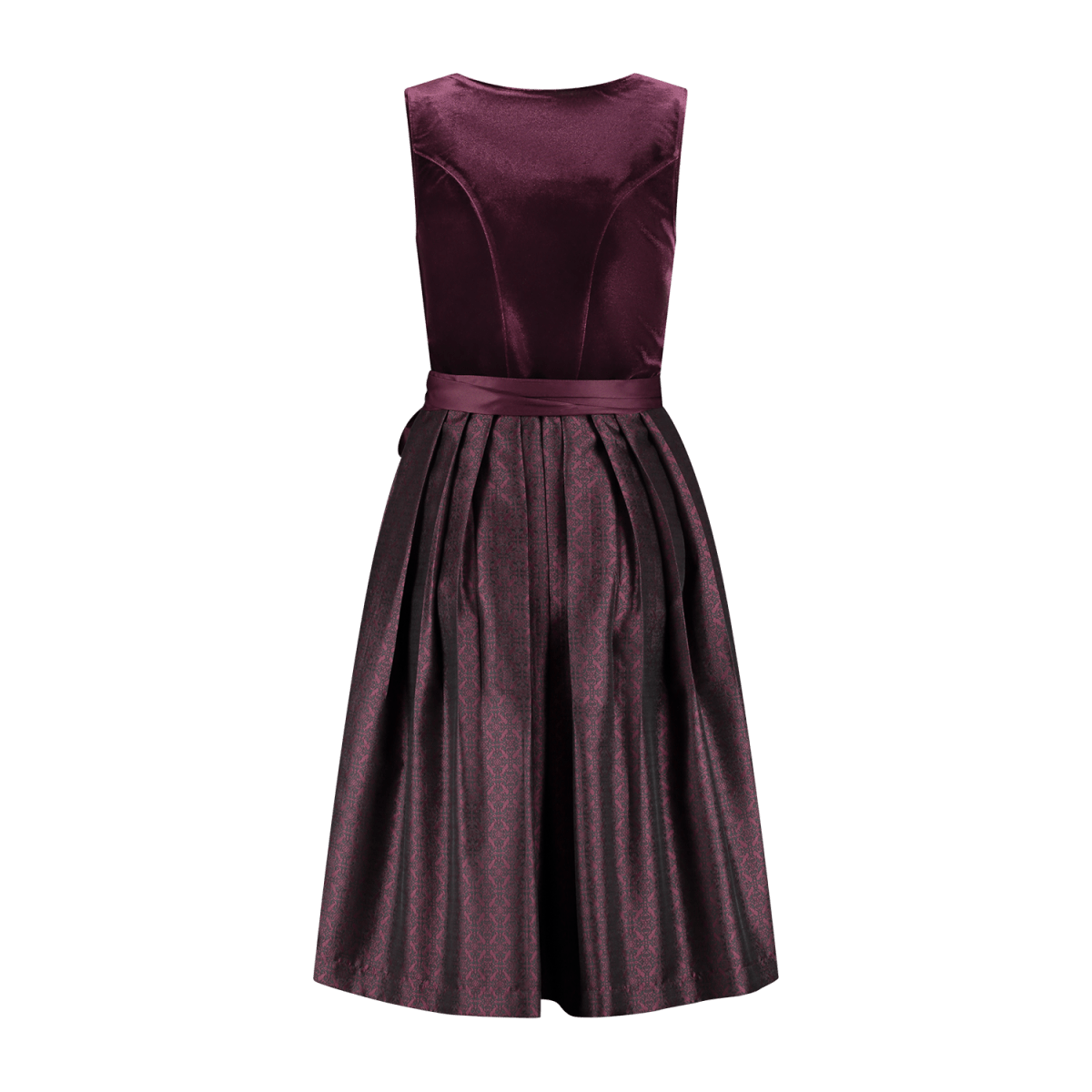 Bordeaux Rode Dirndl Jurk Oktoberfest 2 delig