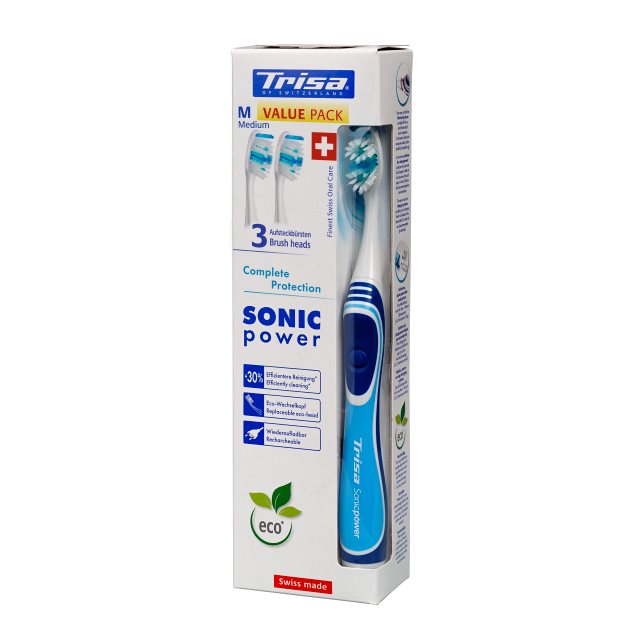 TRISA SonicPower Complete Protection<br>1 Stück, medium Promo