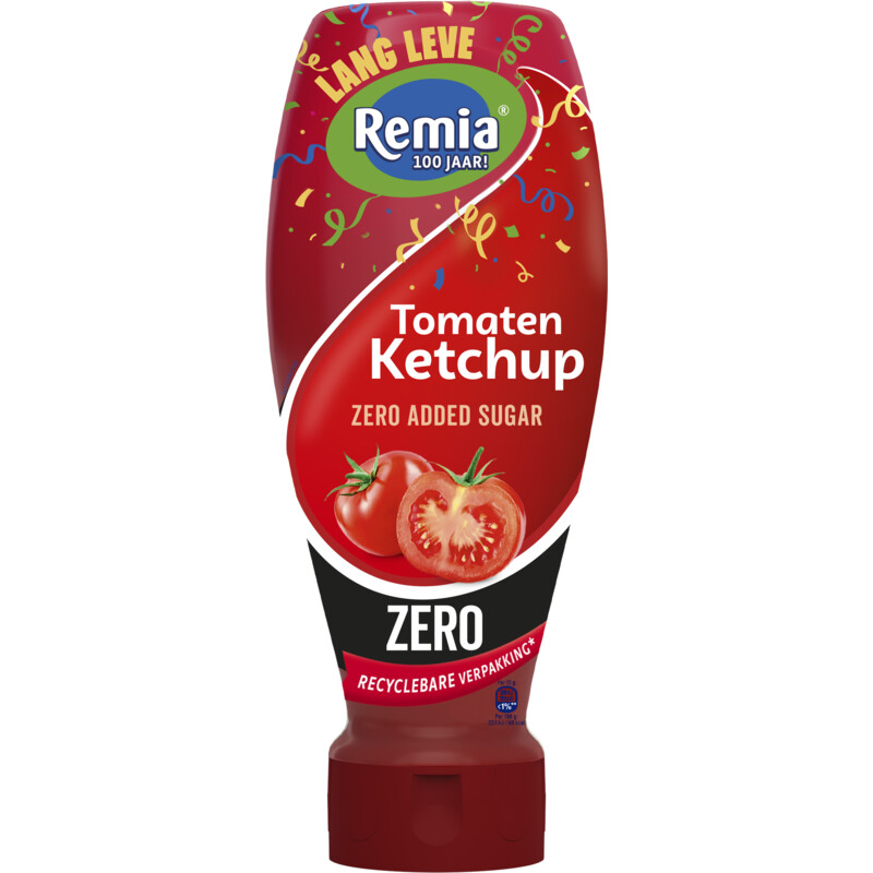 Remia Tomaten ketchup zero added sugar