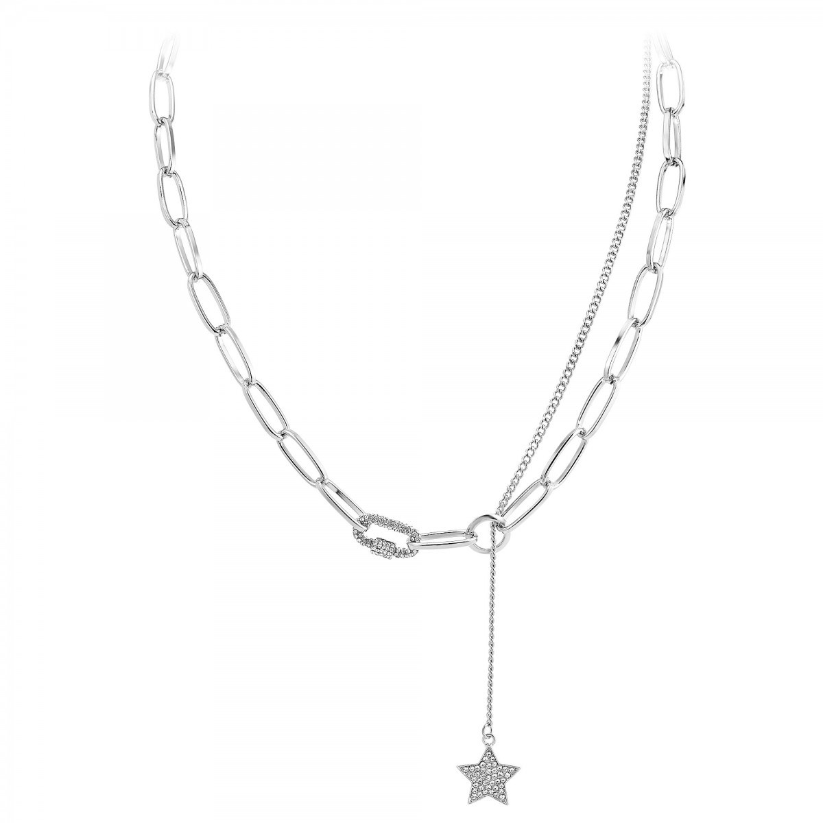 Collier SC Crystal orné de Zirconium