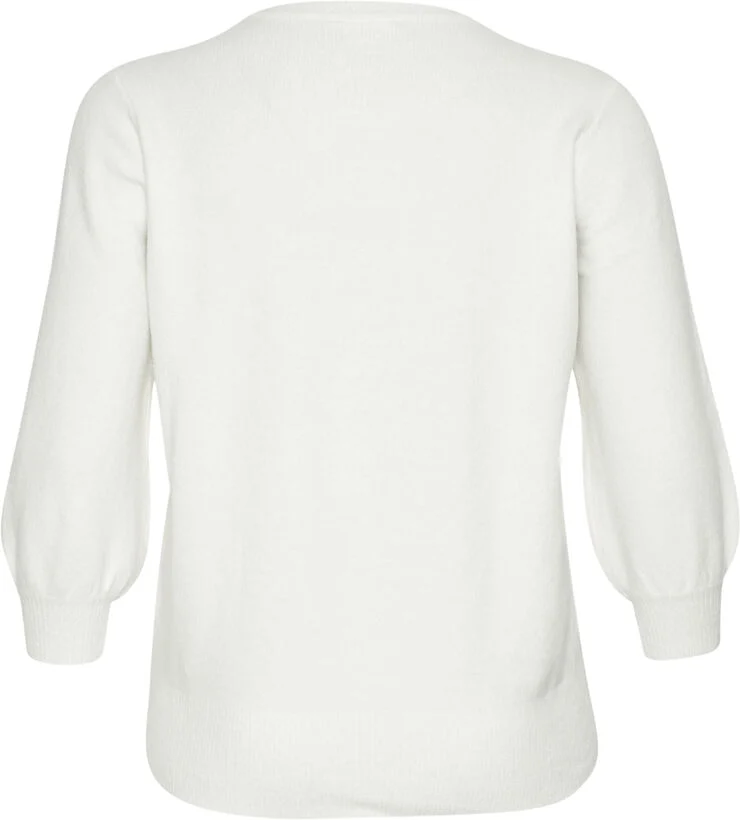 Kaffe Curve KCmerida Pullover Chalk cc.