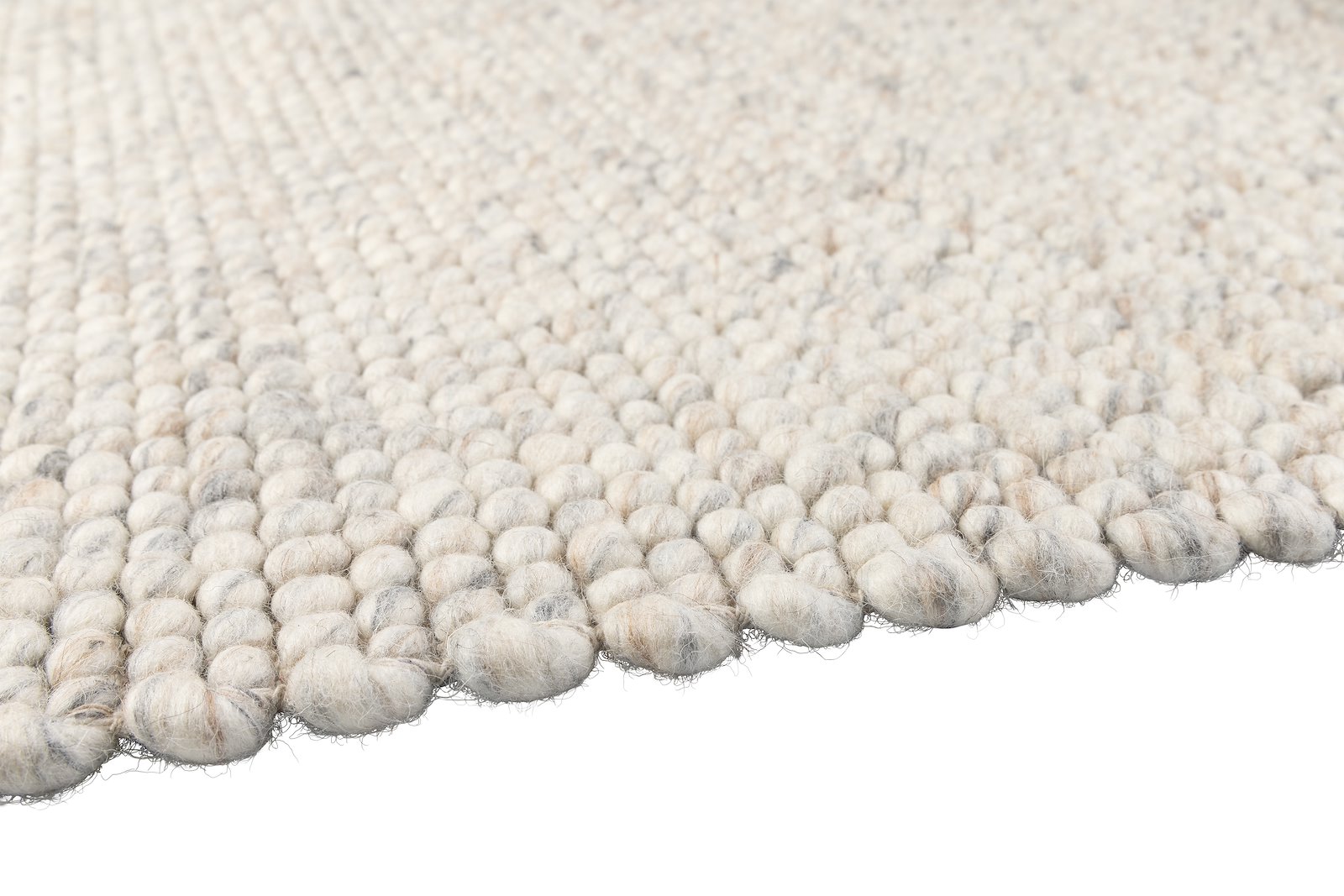 Kent gulvteppe 160x230 160x230cm gråmix 70%ull/30% bomull