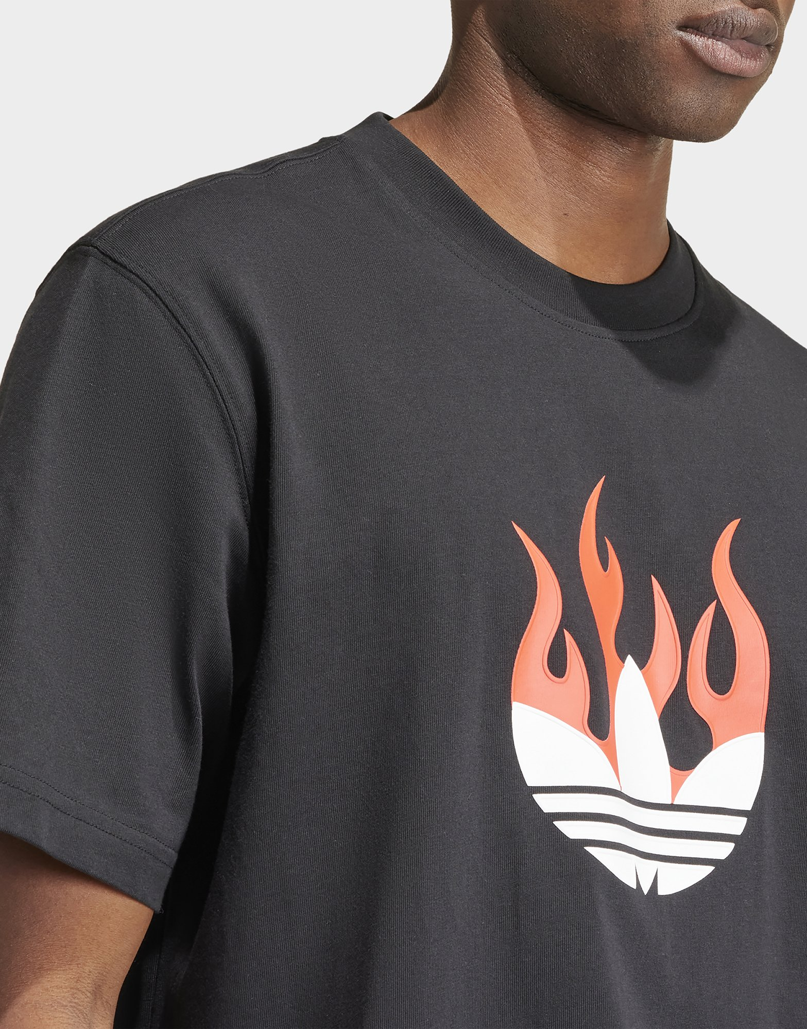 adidas T-shirt logo Flames
