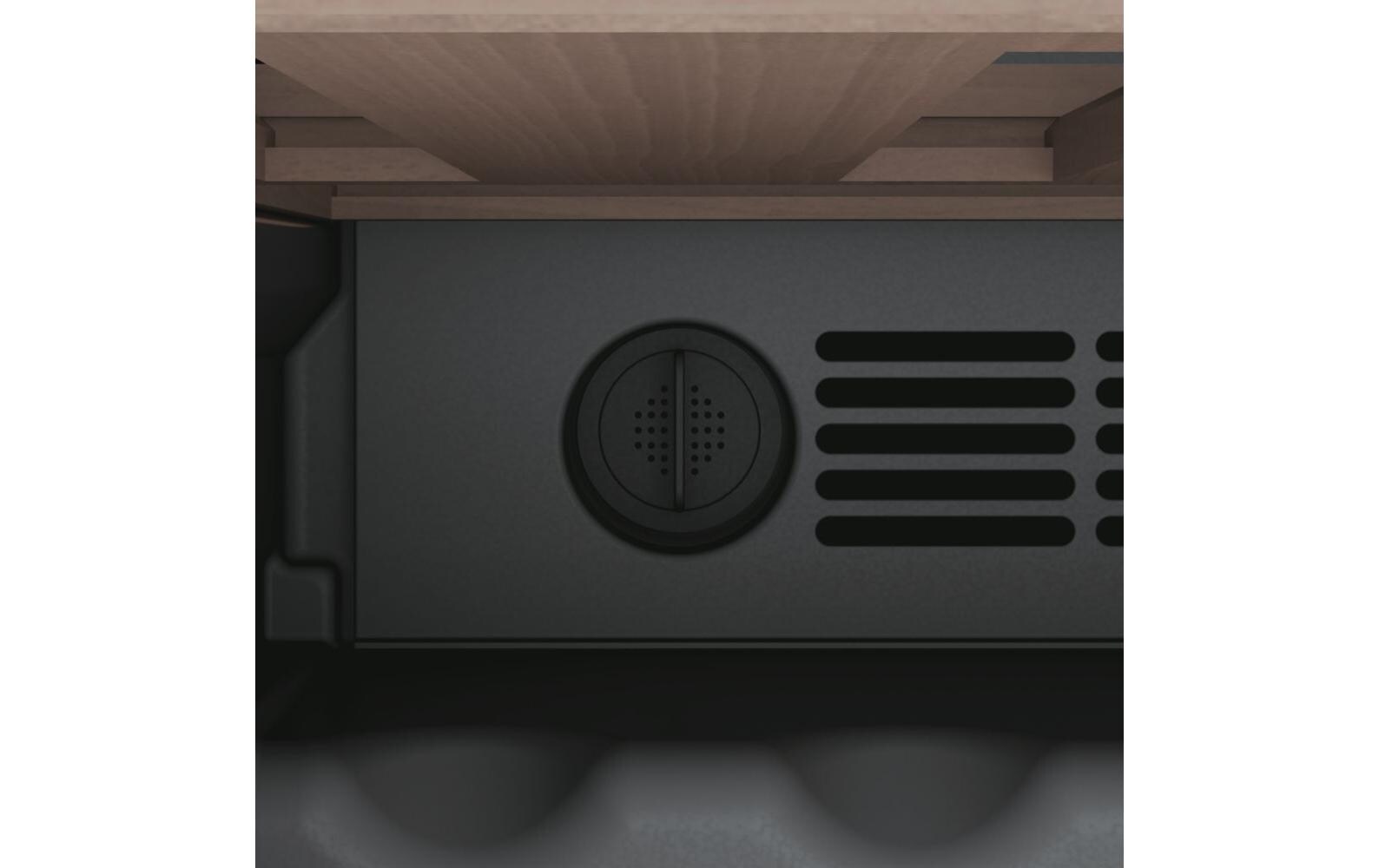 Weinklimaschrank HWS42GDAU1 Schwarz, Rechts, Wechselbar<br>Freistehender Weinkühler