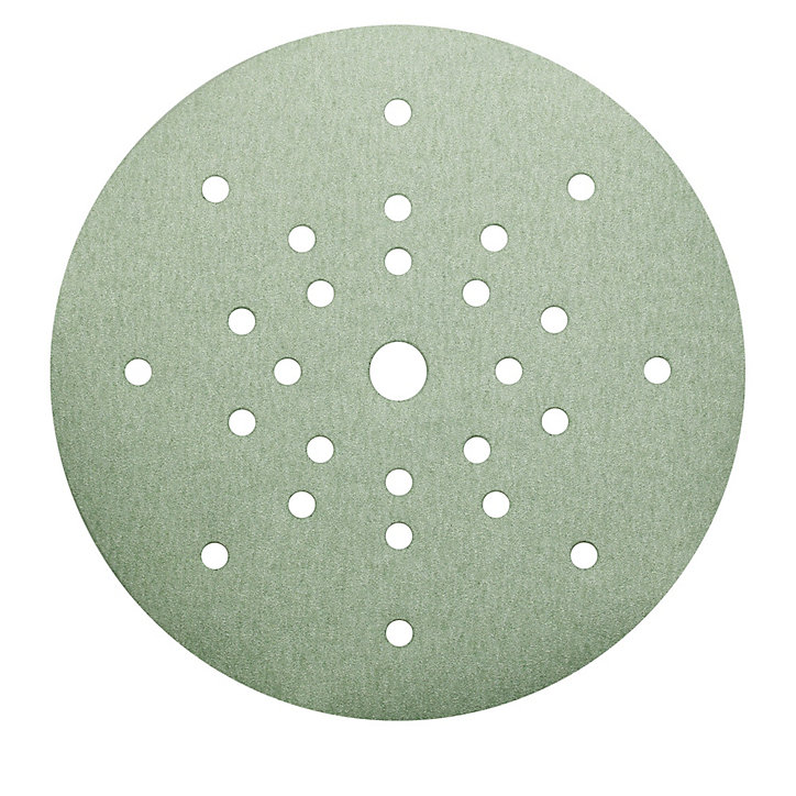 Papier abrasif corindon ø225 mm grain 240 anti-encrassement, lot de 5