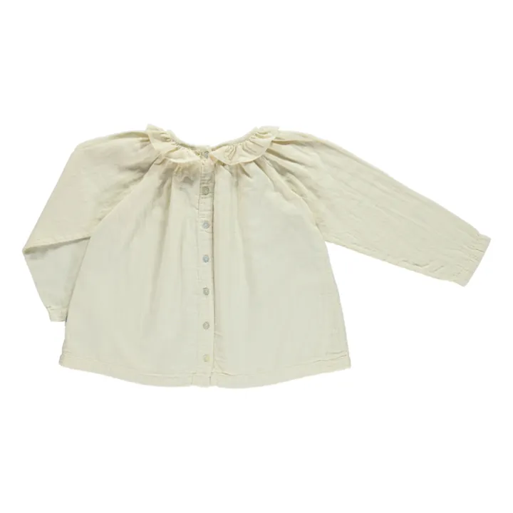 Poudre Organic Blouse Double Gaze Coton Charme | Crème