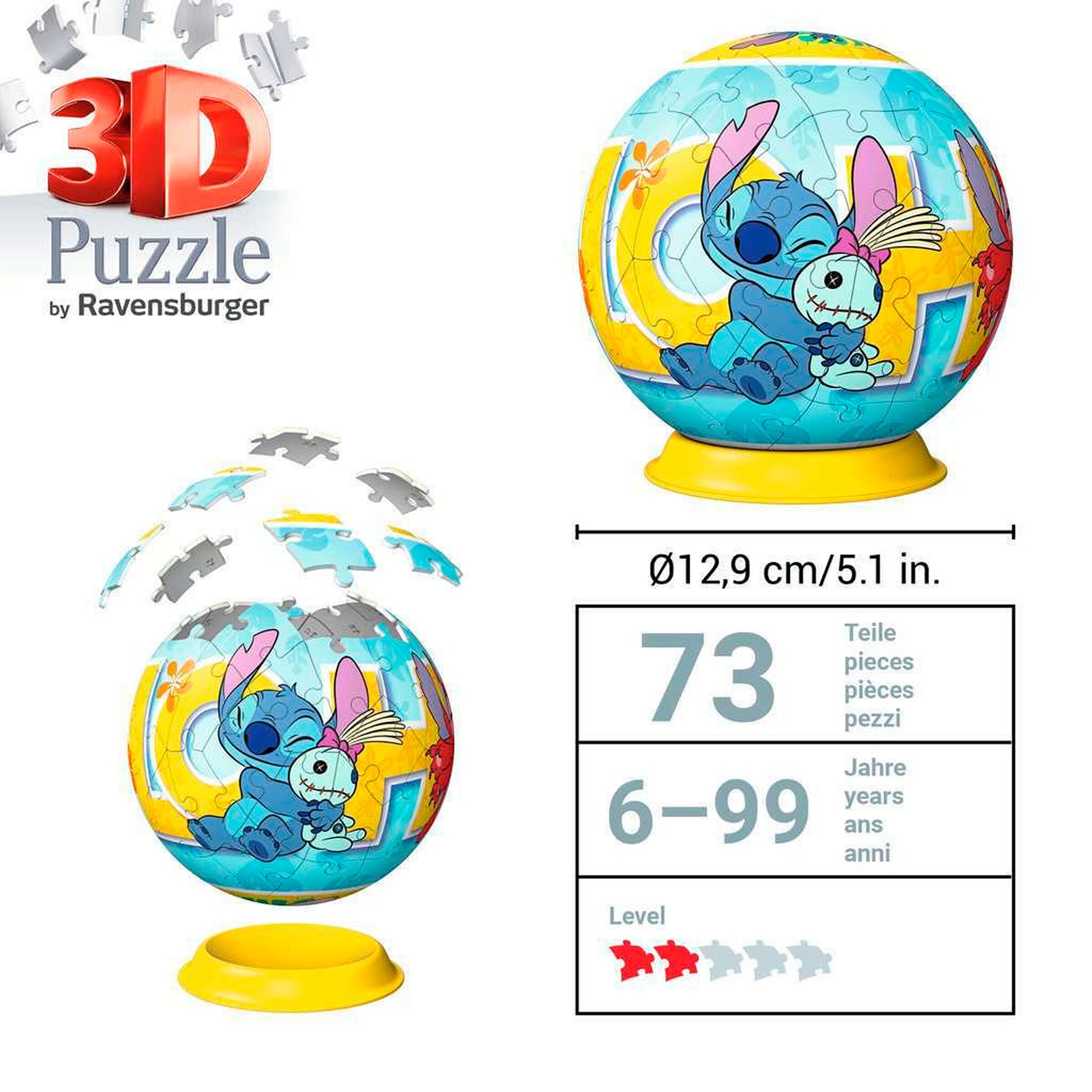 Ravensburger Puzzle-Ball Disney Stitch