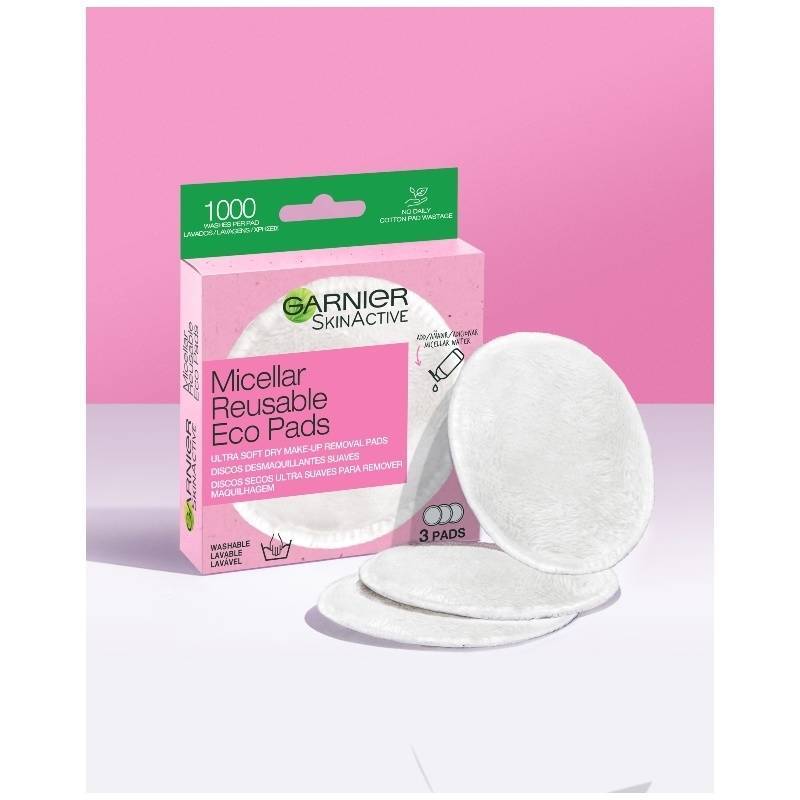 Garnier Skinactive Micellar Reusable Eco Pads 3 Pieces