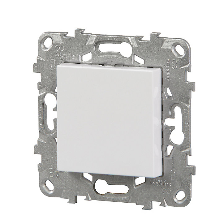 Mécanisme obturateur Schneider Electric Unica Déco blanc