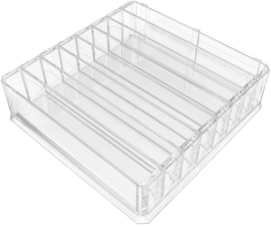 (Gr. L) Acryl Beauty Make Up Organizer Aufbewahrungsbox Verstellbar - Transparent