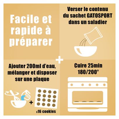 Gâteau énergétique Overstims Gatosport Cookies - 400g