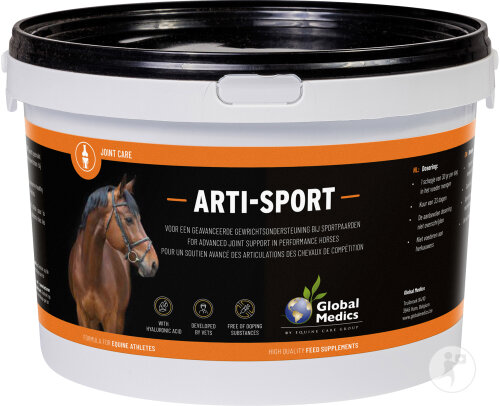 Global Medics Arti-Sport Complément Articulaire Chevaux De Sport Poudre 1kg