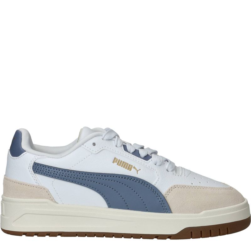 Puma Shuffle Downtown Lo Sneakers Wit Jongens