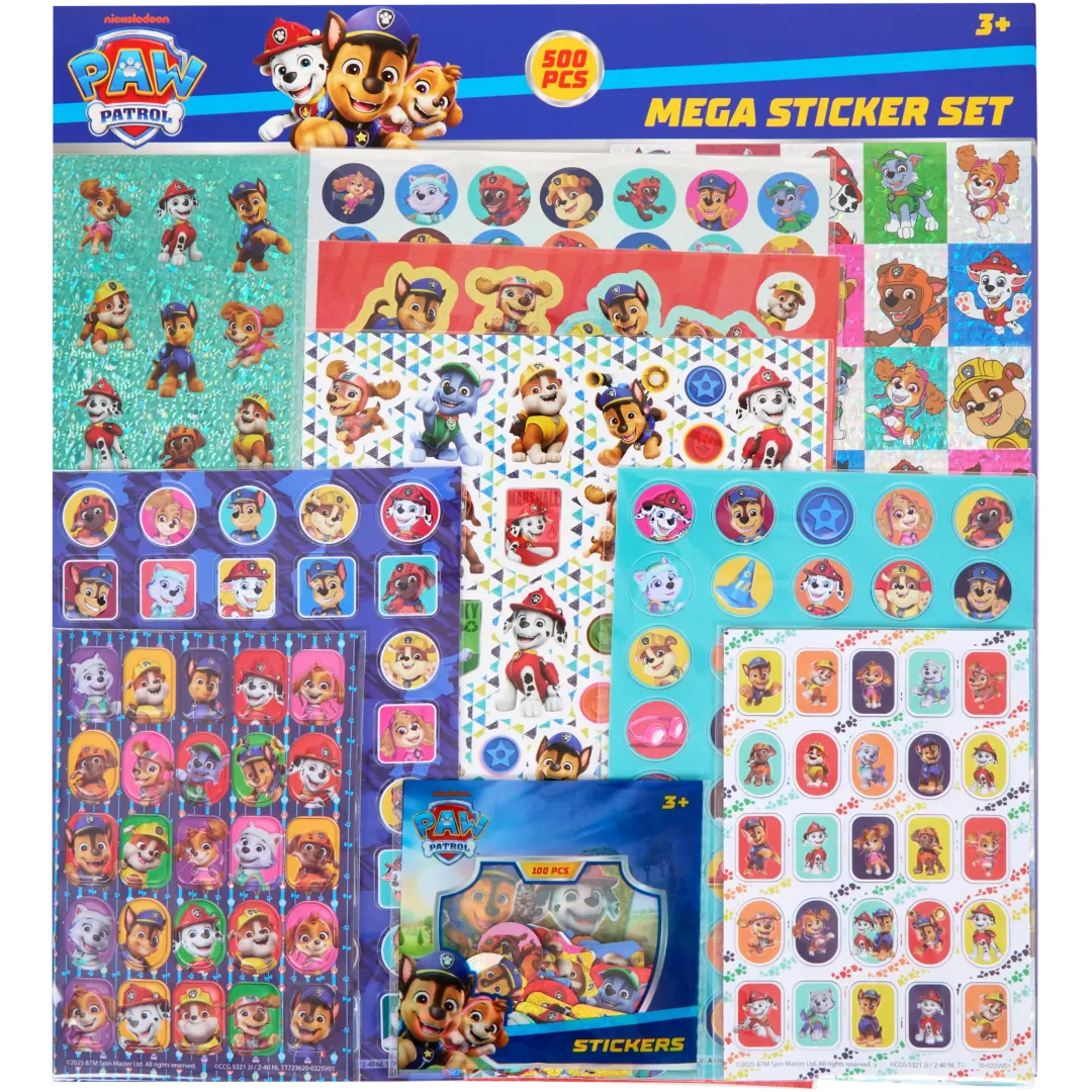 XL stickerset 500 stuks | diverse varianten
