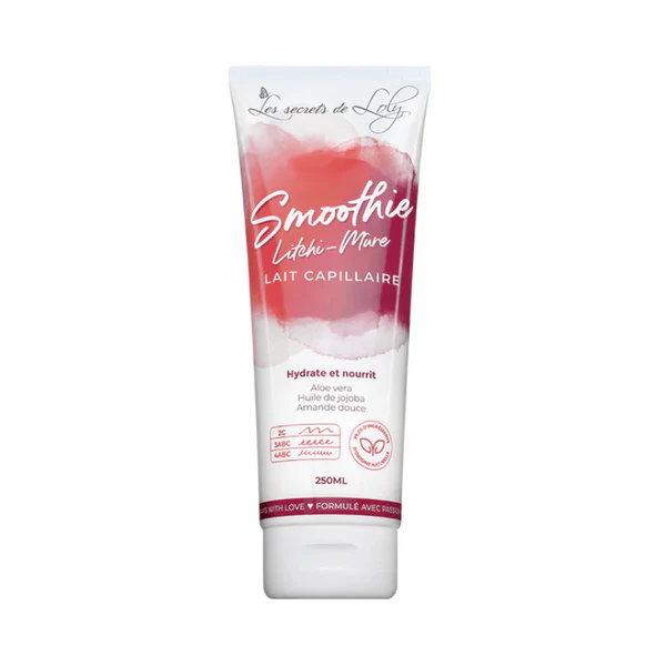 Les Secrets de Loly Lait Sans Rinçage Capillaire - Smoothie Litchi/Mûre 250 mL