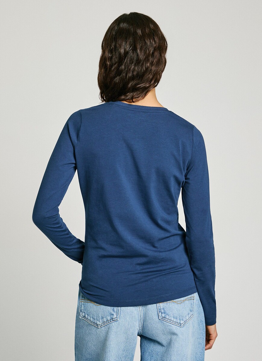 PEPE JEANS<br>Camiseta de manga comprida com logotipo