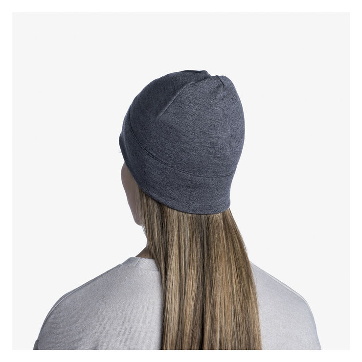 Buff Buff Merino MW Beanie Grå