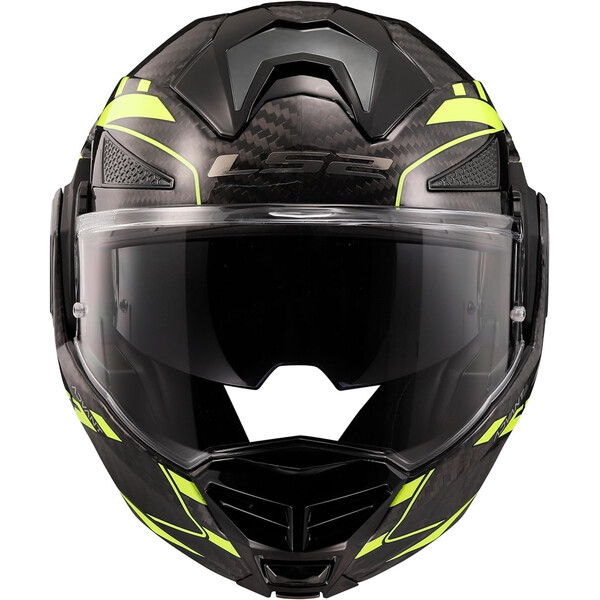 LS2 - Casque FF901 Advant X Carbon Future II Carbone / Jaune fluo / Brillant