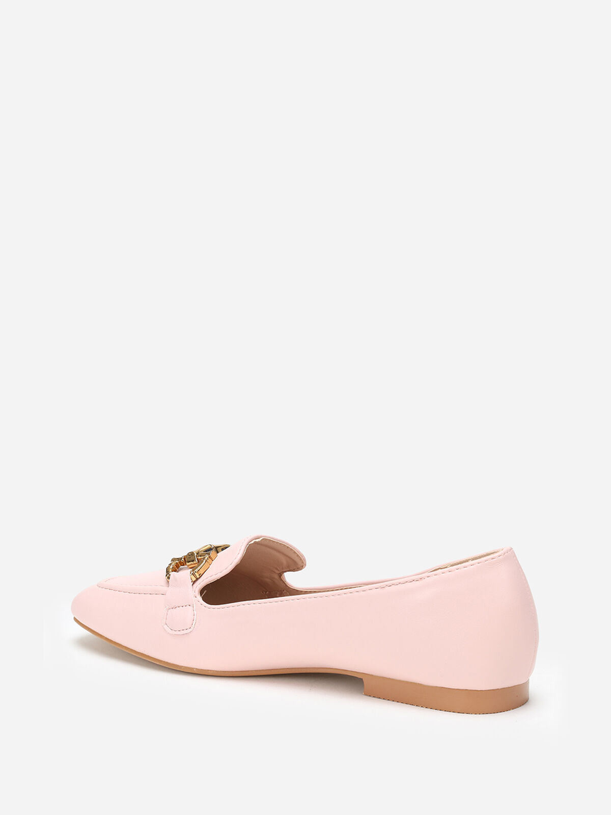 Mocassins à bout carré- Rose