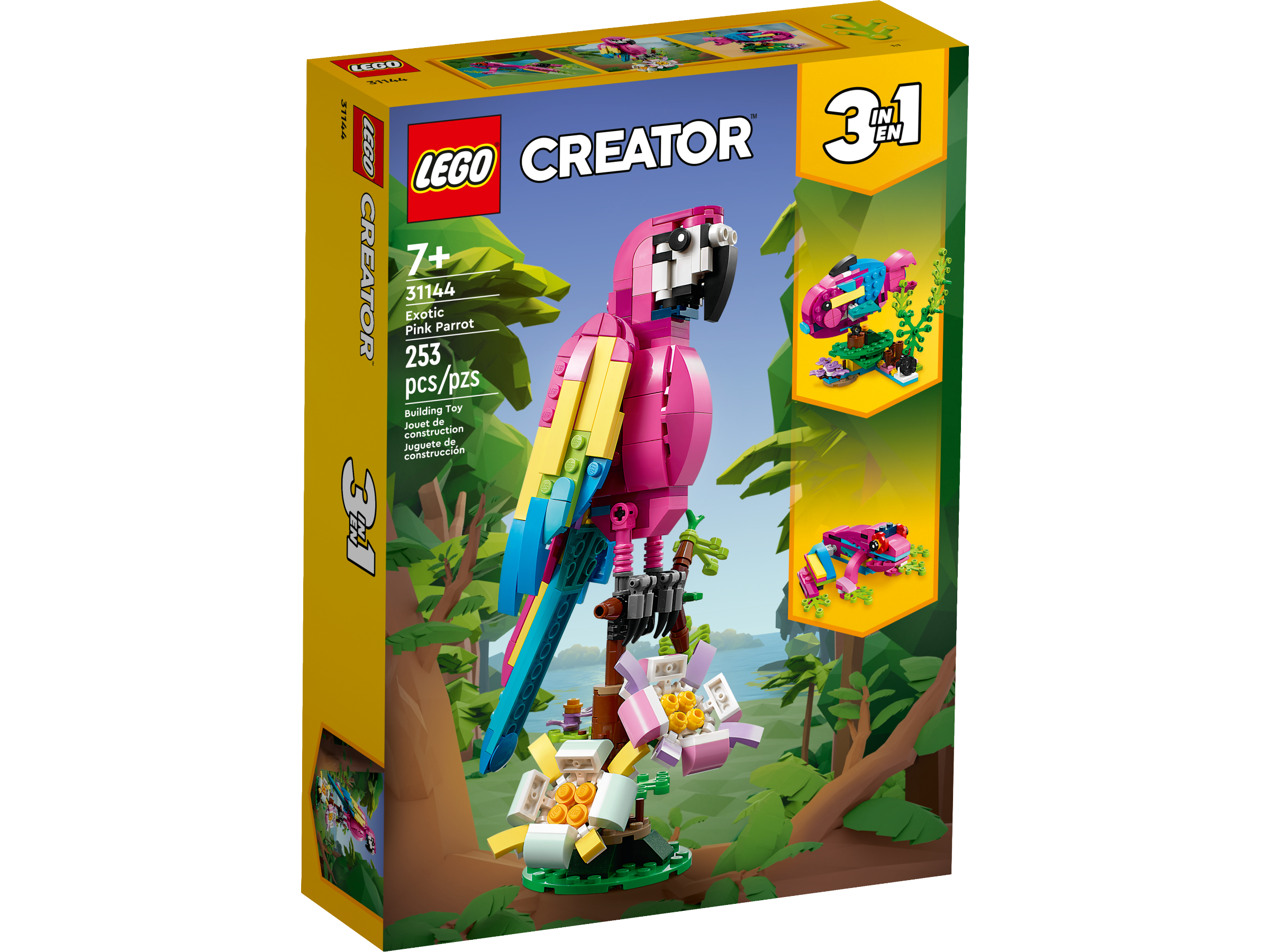 papagaio exótico rosa 31144