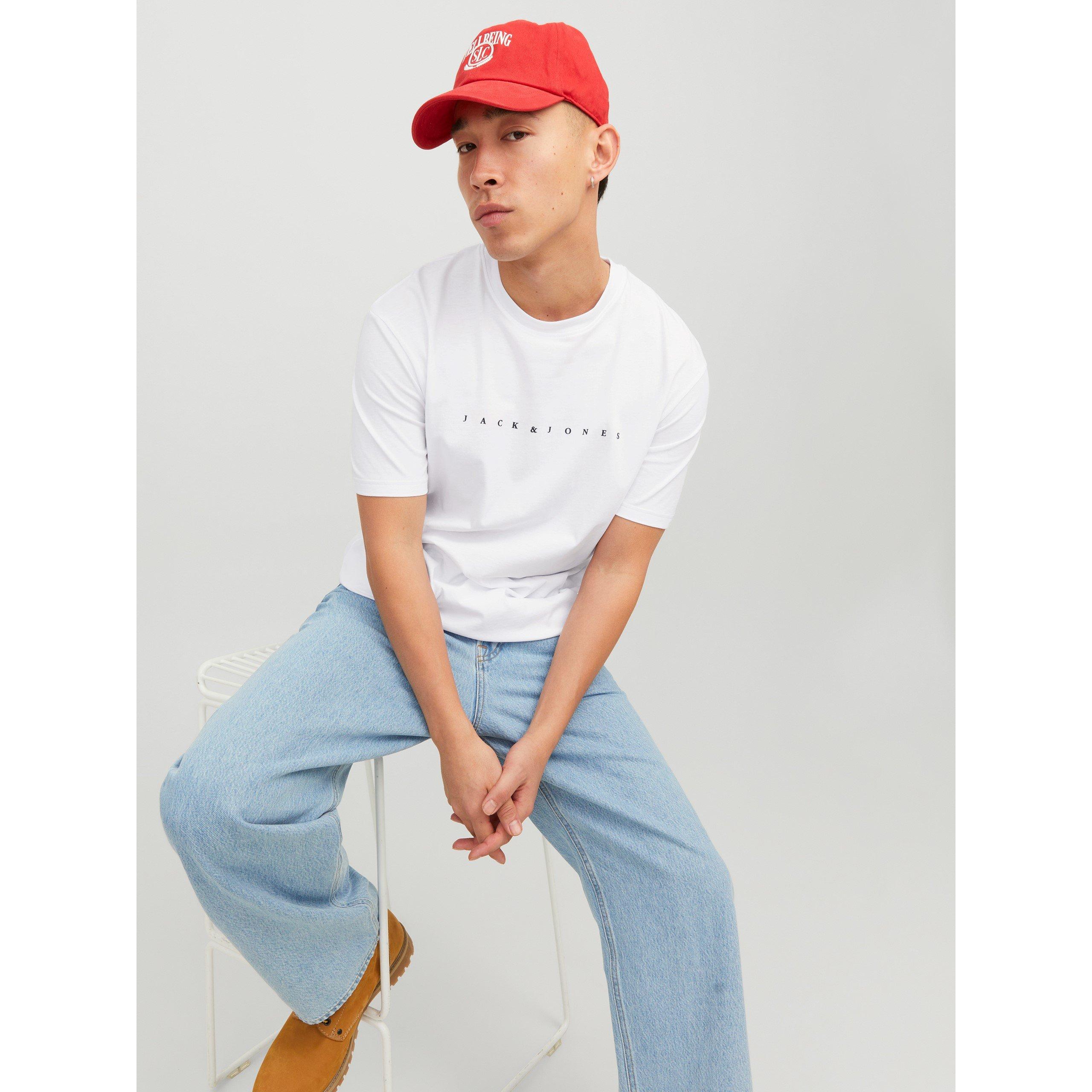 Jack and Jones Estar Relaxed Fit Short Sleeve T Shirt