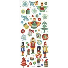 Sticker scintillant de Noël CHRISTMAS